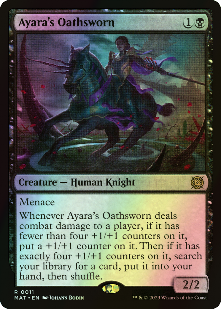 Ayara's Oathsworn (MAT) #11 [EN/F]