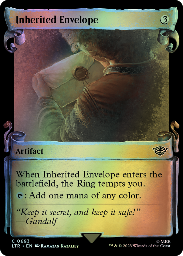 Inherited Envelope - Silver Foil (LTR) #693 [EN/F]