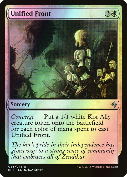 Unified Front (BFZ) #53 [EN/F] s/o