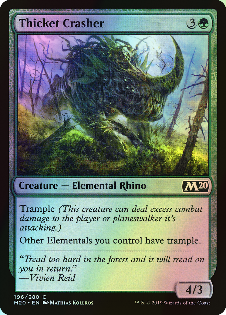 Thicket Crasher (M20) #196 [EN/F]