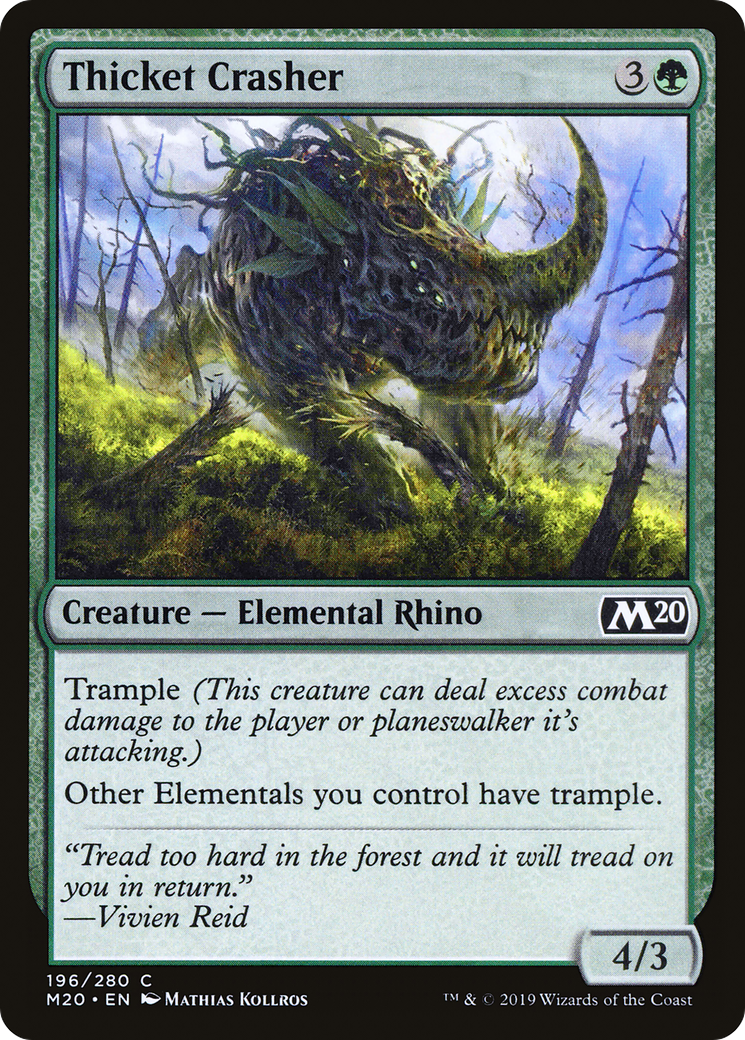 Thicket Crasher (M20) #196 [EN/N]
