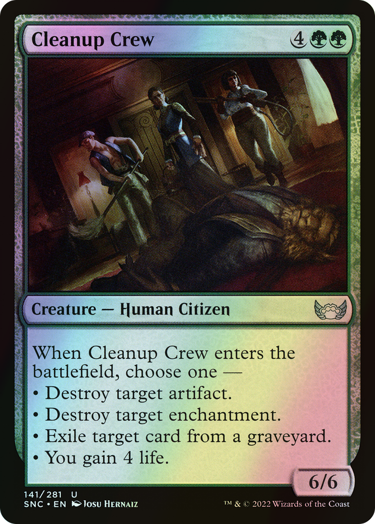 Cleanup Crew (SNC) #141 [EN/F]