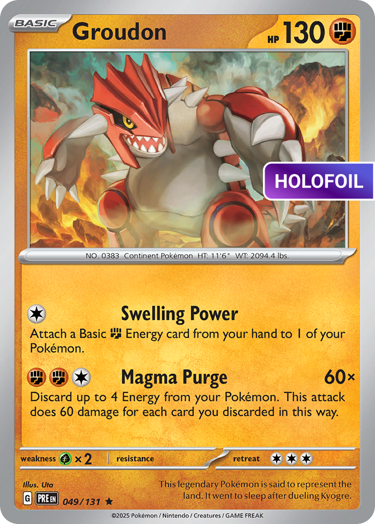 Groudon (PRE) #49 [EN/H]