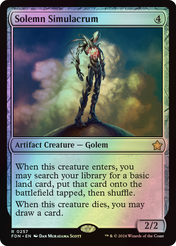 Solemn Simulacrum (FDN) #257 [EN/F] s/o