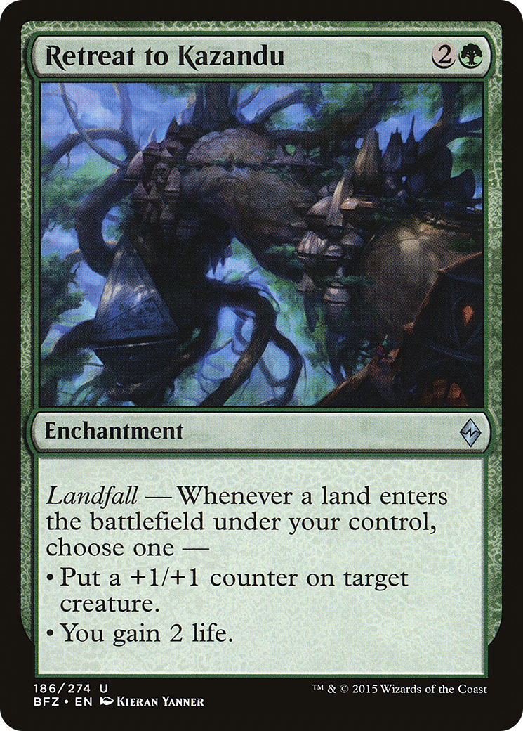 Retreat to Kazandu (BFZ) #186 [EN/N] s/o