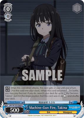 Machine-Gun Fire, Takina (LRC) #LRC/W105-E069 [EN]