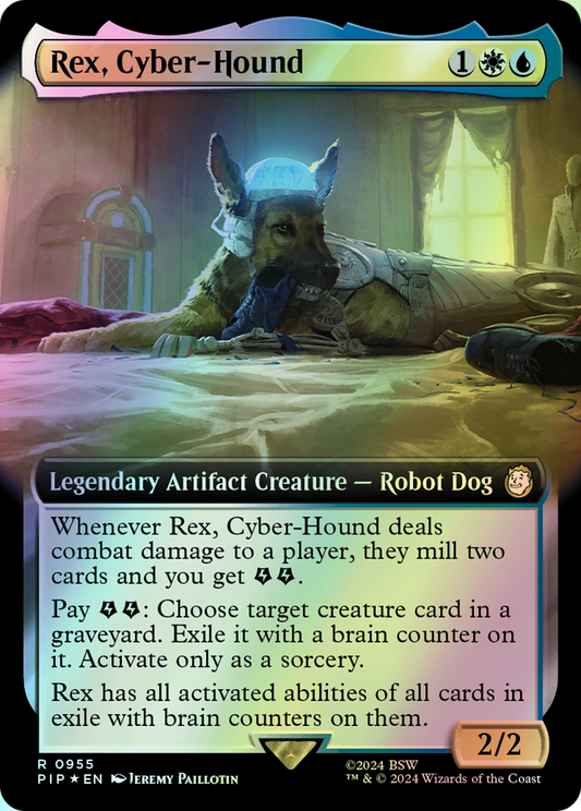 Rex, Cyber-Hound - Surge Foil (PIP) #955 [EN/F]