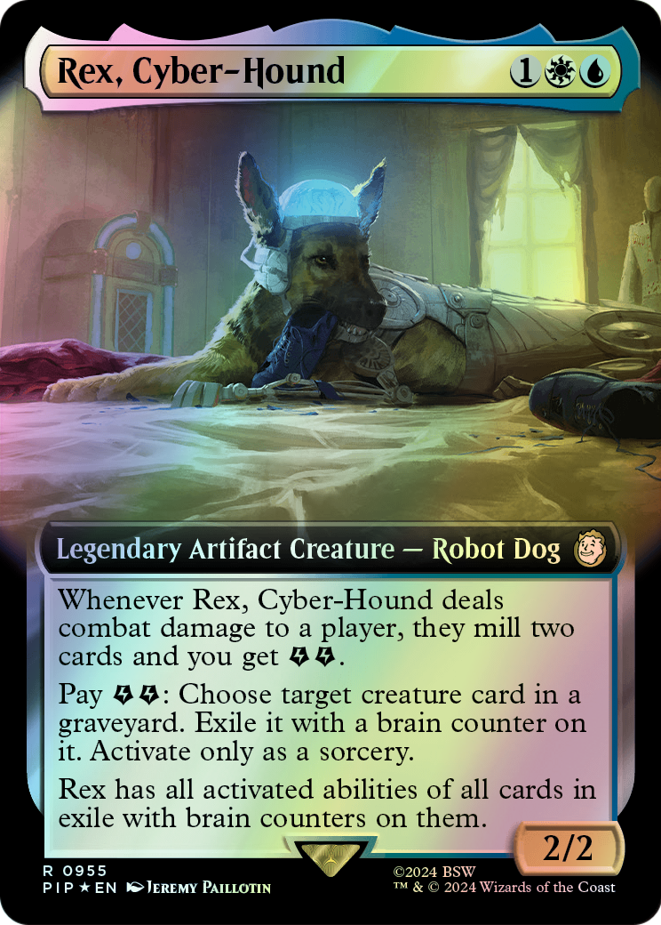Rex, Cyber-Hound - Surge Foil (PIP) #955 [EN/F]