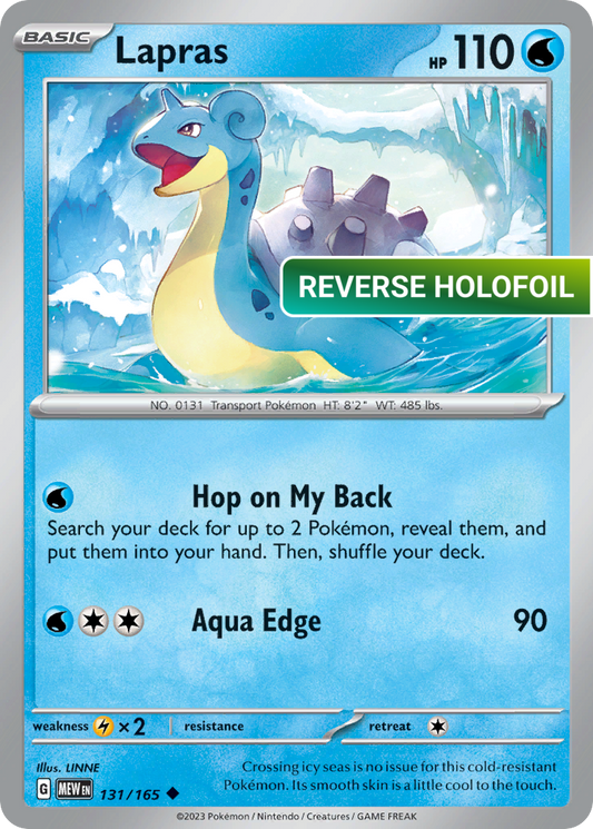 Lapras (MEW) #131 [EN/R] s/o