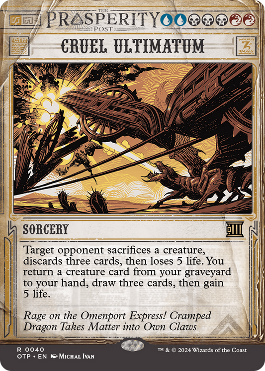Cruel Ultimatum (OTP) #40 [EN/N] s/o