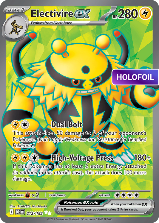 Electivire ex (DRI) #212 [EN/H]
