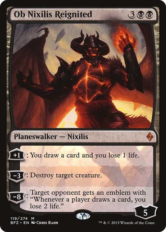 Ob Nixilis Reignited (BFZ) #119 [EN/N]