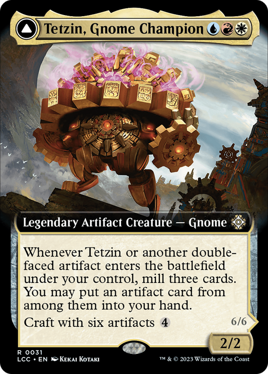 Tetzin, Gnome Champion // The Golden-Gear Colossus (LCC) #31 [EN/N]