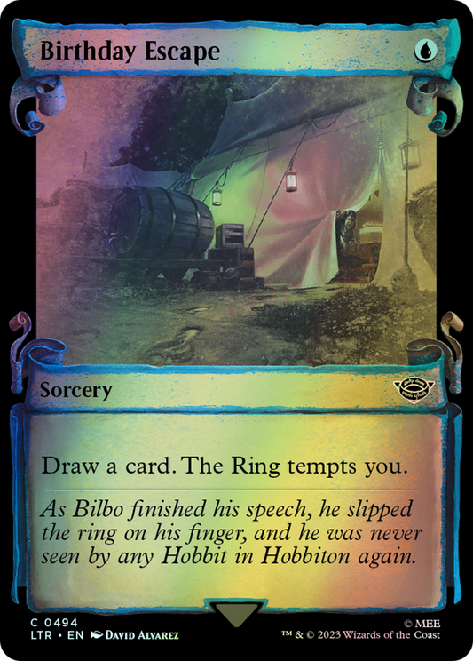 Birthday Escape - Silver Foil (LTR) #494 [EN/F]