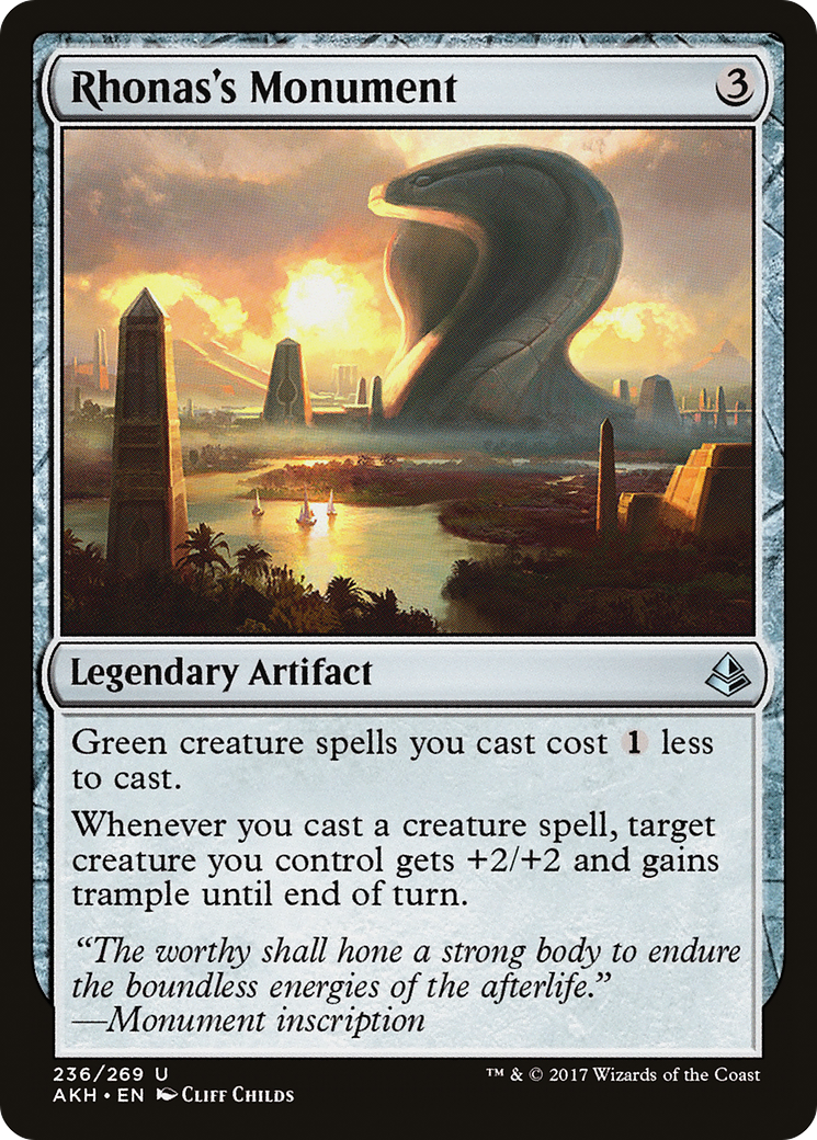 Rhonas's Monument (AKH) #236 [EN/N] s/o