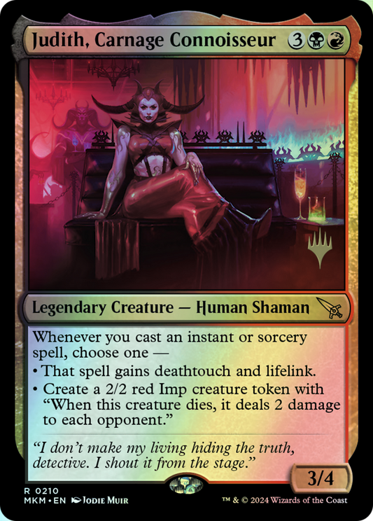 Judith, Carnage Connoisseur (PMKM) #210p [EN/F] s/o