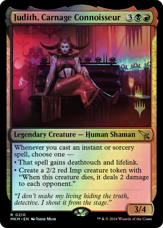 Judith, Carnage Connoisseur (PMKM) #210p [EN/F] s/o