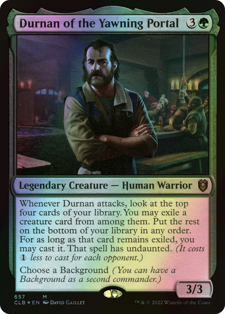 Durnan of the Yawning Portal (CLB) #657 [EN/F]