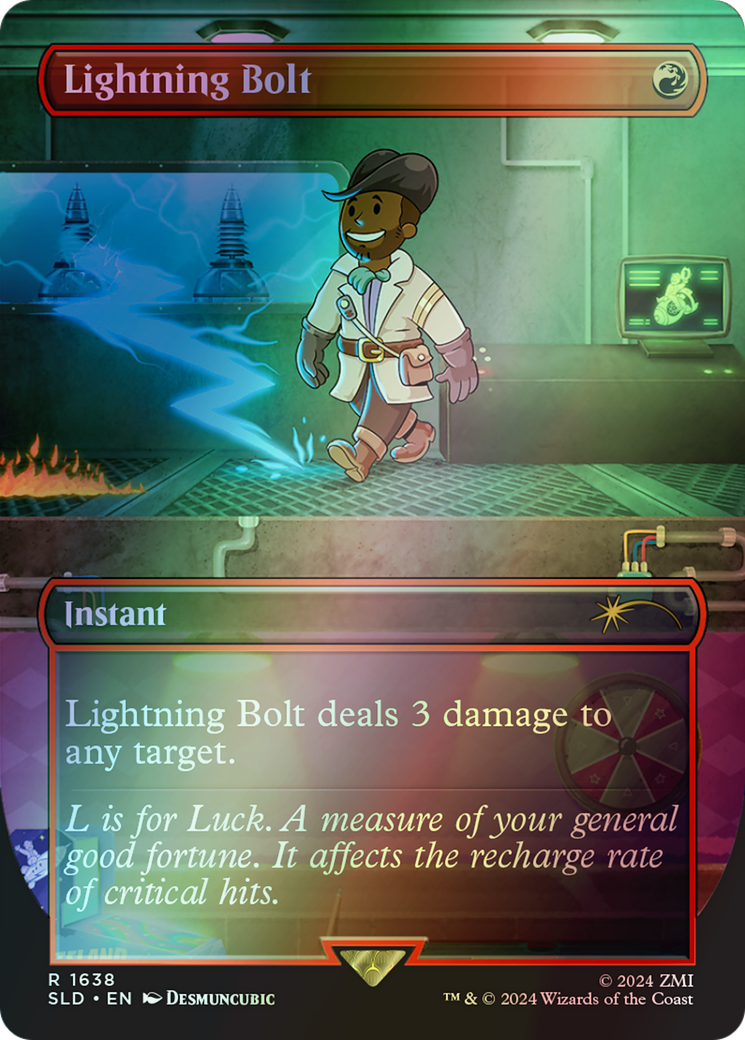 Lightning Bolt - Rainbow Foil (SLD) #1638★ [EN/F]