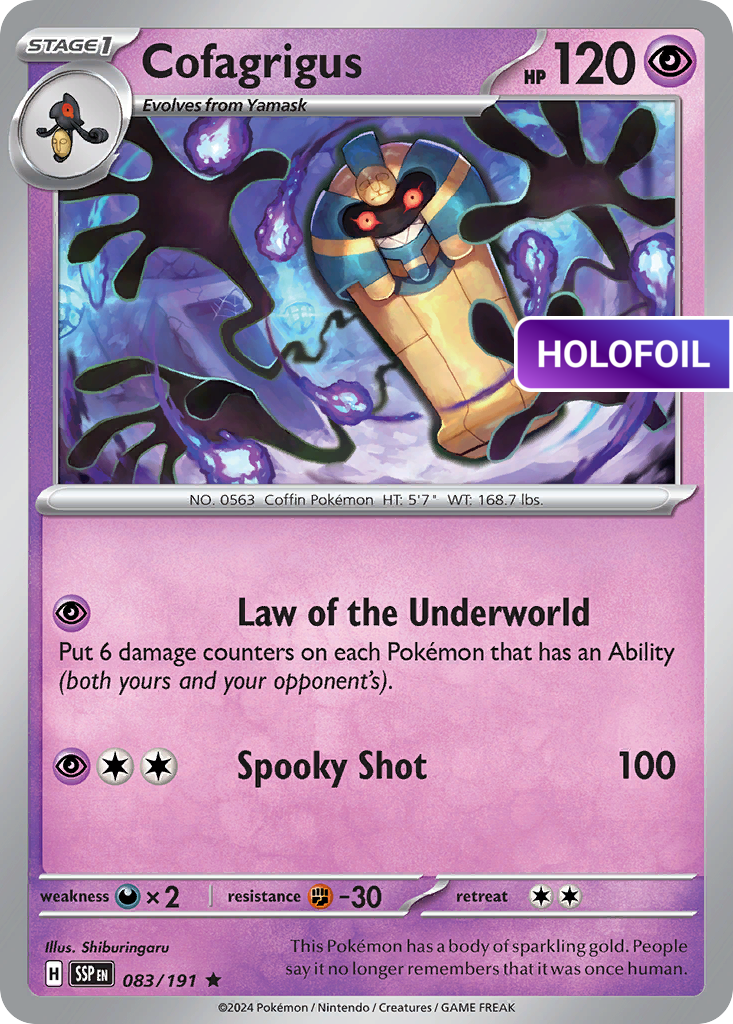 Cofagrigus (SSP) #083 [EN/H]