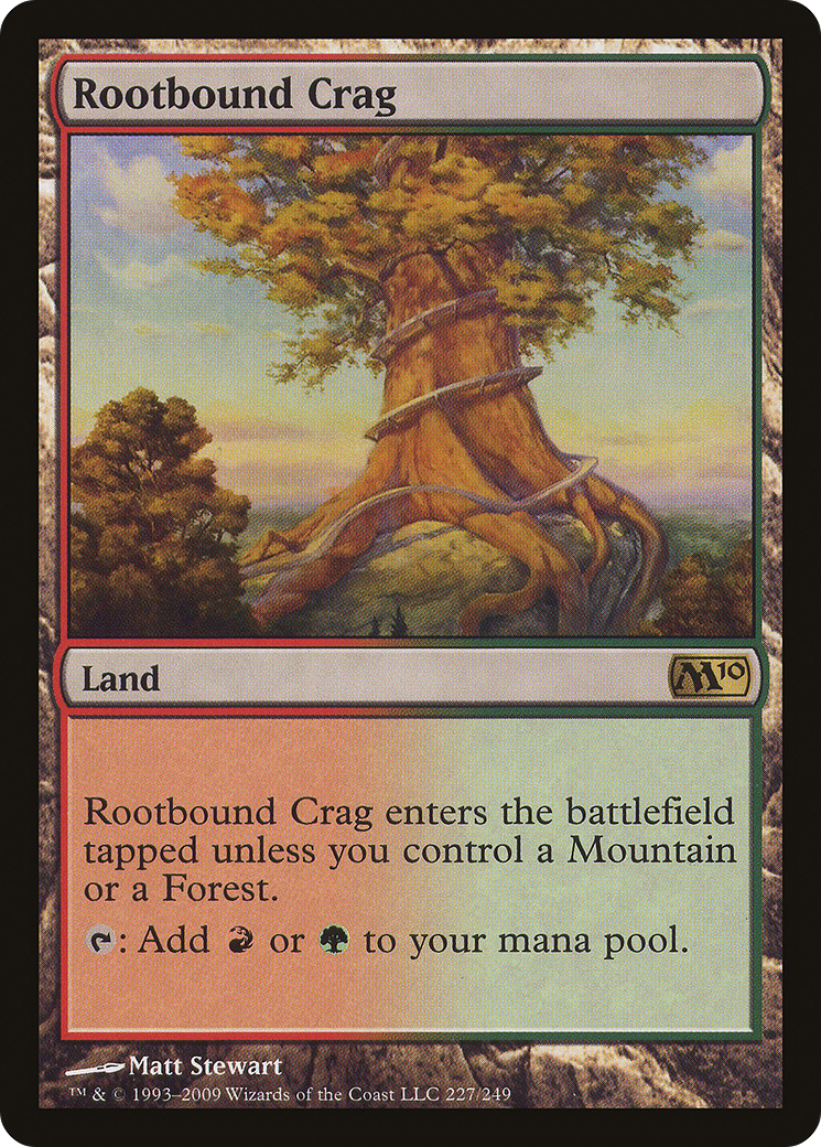 Rootbound Crag (M10) #227 [EN/N] s/o