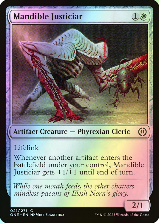 Mandible Justiciar (ONE) #21 [EN/F] s/o