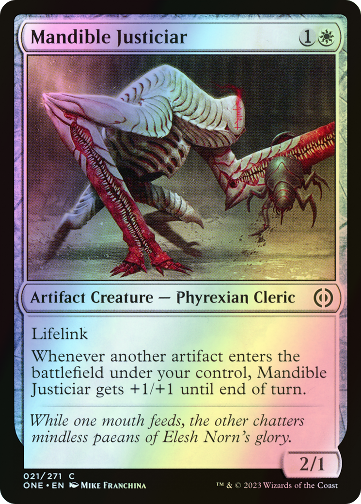 Mandible Justiciar (ONE) #21 [EN/F] s/o