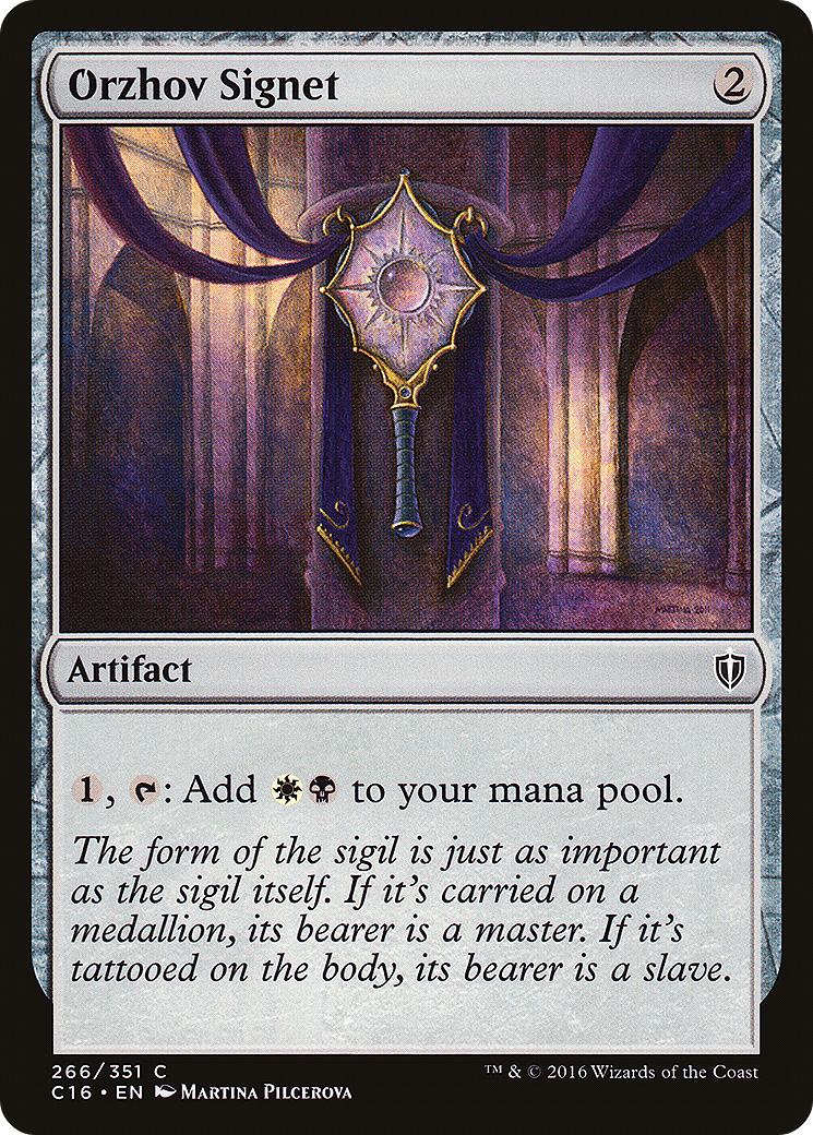 Orzhov Signet (C16) #266 [EN/N] s/o