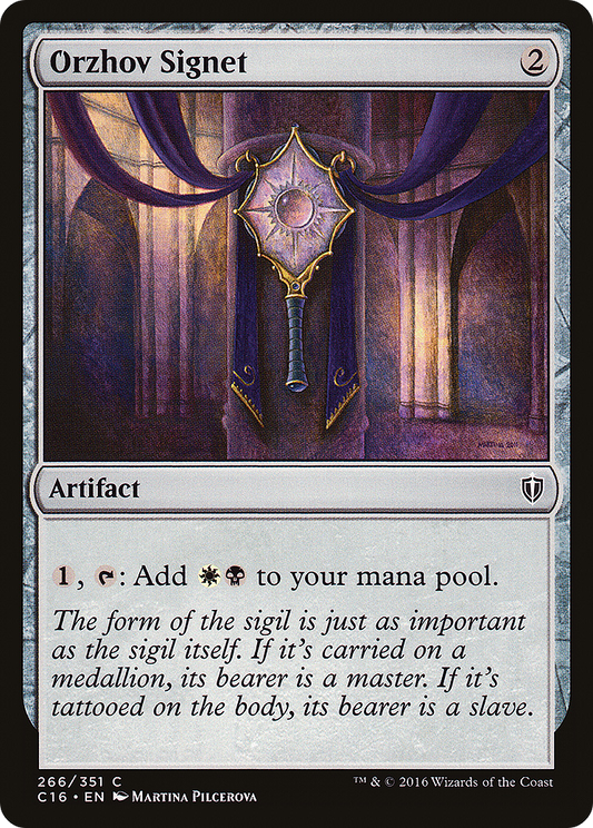 Orzhov Signet (C16) #266 [EN/N] s/o