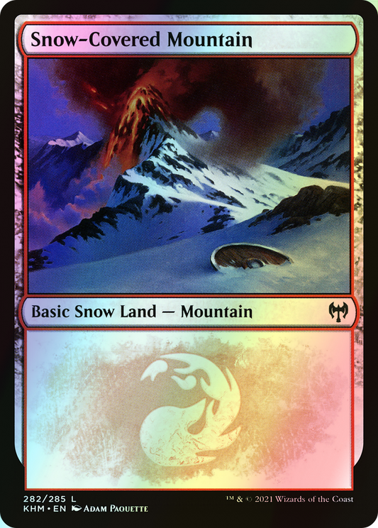 Snow-Covered Mountain (KHM) #282 [EN/F] s/o