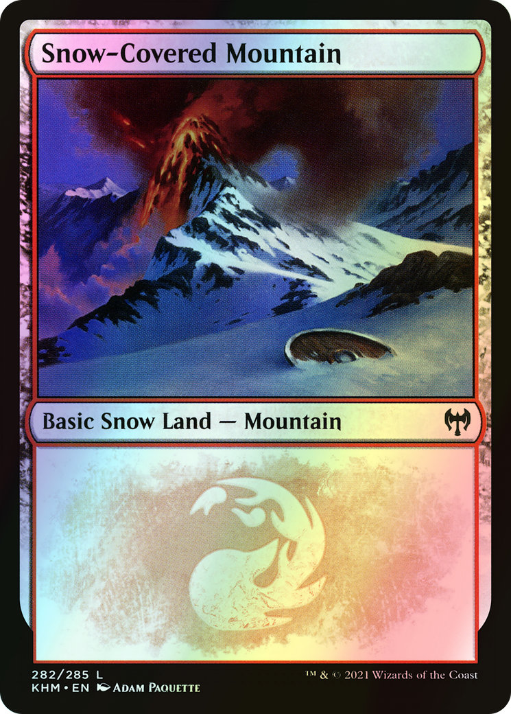 Snow-Covered Mountain (KHM) #282 [EN/F] s/o