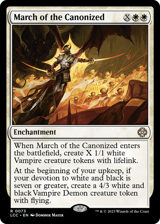 March of the Canonized (LCC) #73 [EN/N] s/o