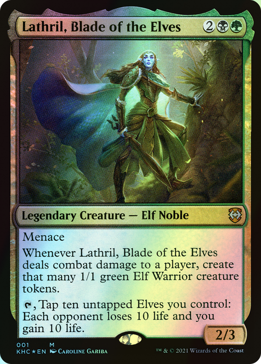 Lathril, Blade of the Elves (KHC) #1 [EN/F] s/o
