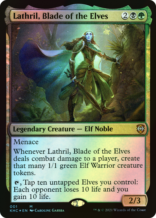 Lathril, Blade of the Elves (KHC) #1 [EN/F] s/o