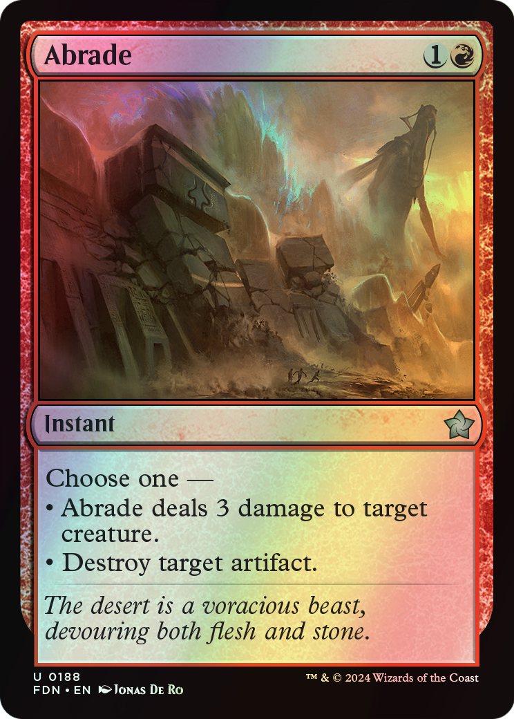 Abrade (FDN) #188 [EN/F]