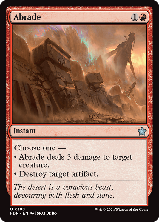Abrade (FDN) #188 [EN/N] s/o