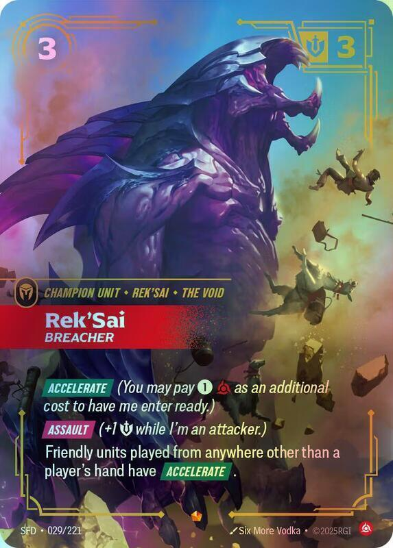 Rek'Sai - Breacher (SFD) #029 [EN/F] s/o
