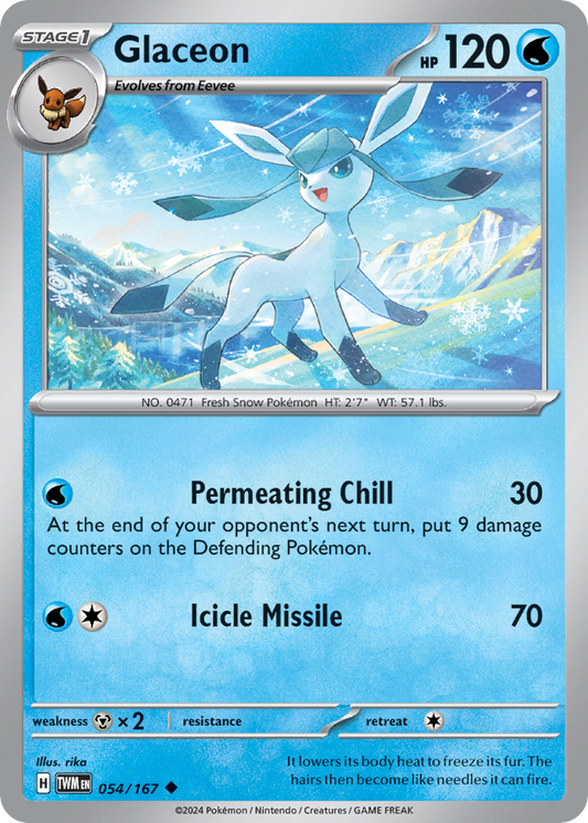 Glaceon (TWM) #54 [EN/N] s/o