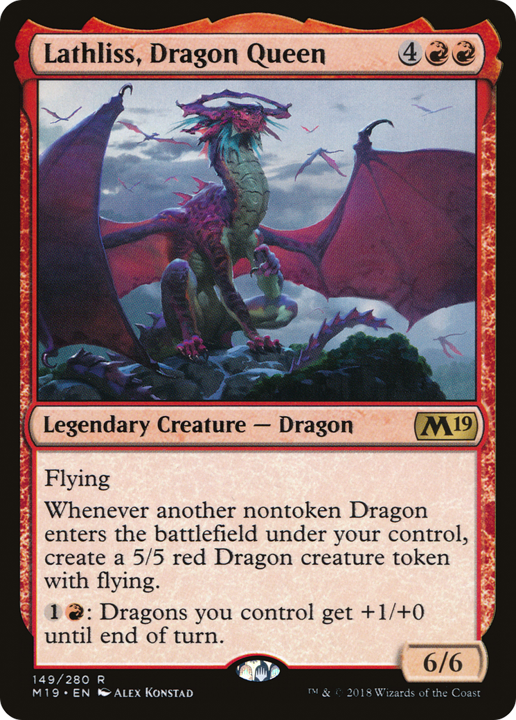 Lathliss, Dragon Queen (M19) #149 [EN/N] s/o