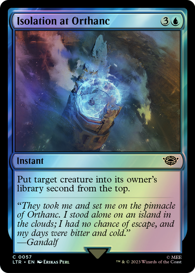 Isolation at Orthanc (LTR) #57 [EN/F] s/o