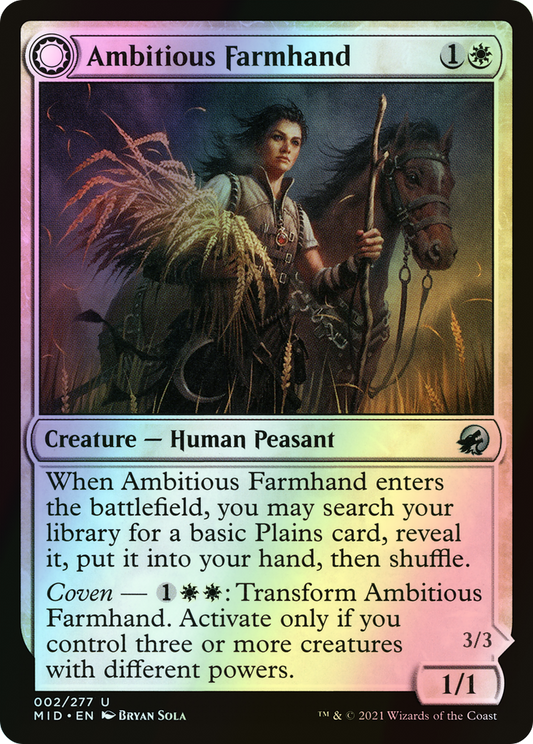 Ambitious Farmhand // Seasoned Cathar (MID) #2 [EN/F]
