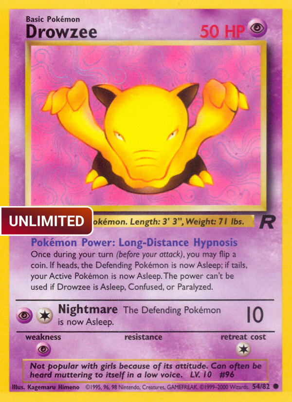 Drowzee (TR) #54 [EN/U]
