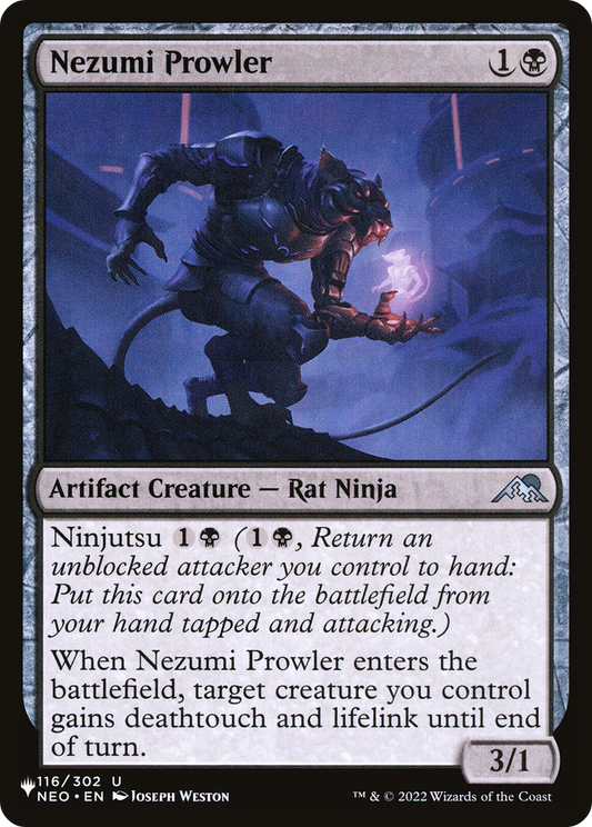 Nezumi Prowler (PLST) #NEO-116 [EN/N] s/o