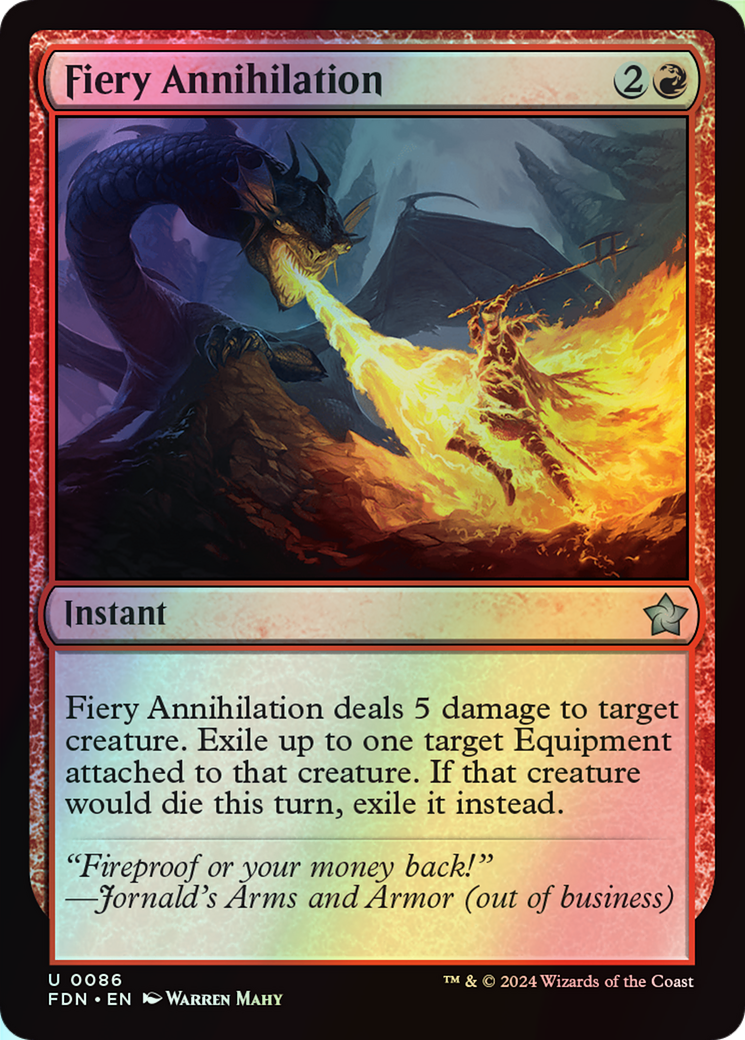 Fiery Annihilation (FDN) #86 [EN/F]