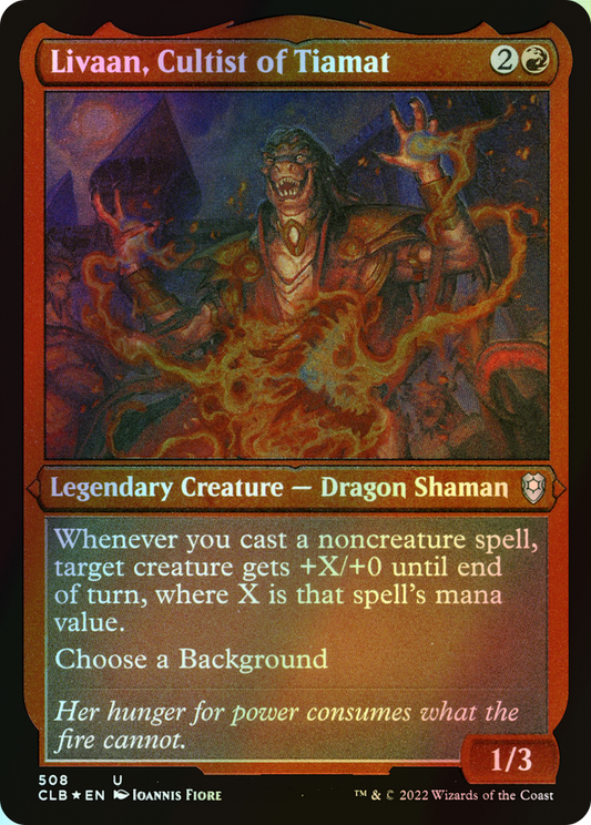 Livaan, Cultist of Tiamat (CLB) #508 [EN/E]