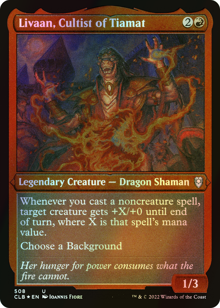 Livaan, Cultist of Tiamat (CLB) #508 [EN/E]