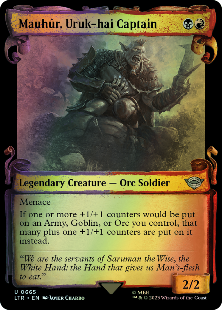 Mauhúr, Uruk-hai Captain - Silver Foil (LTR) #665 [EN/F]