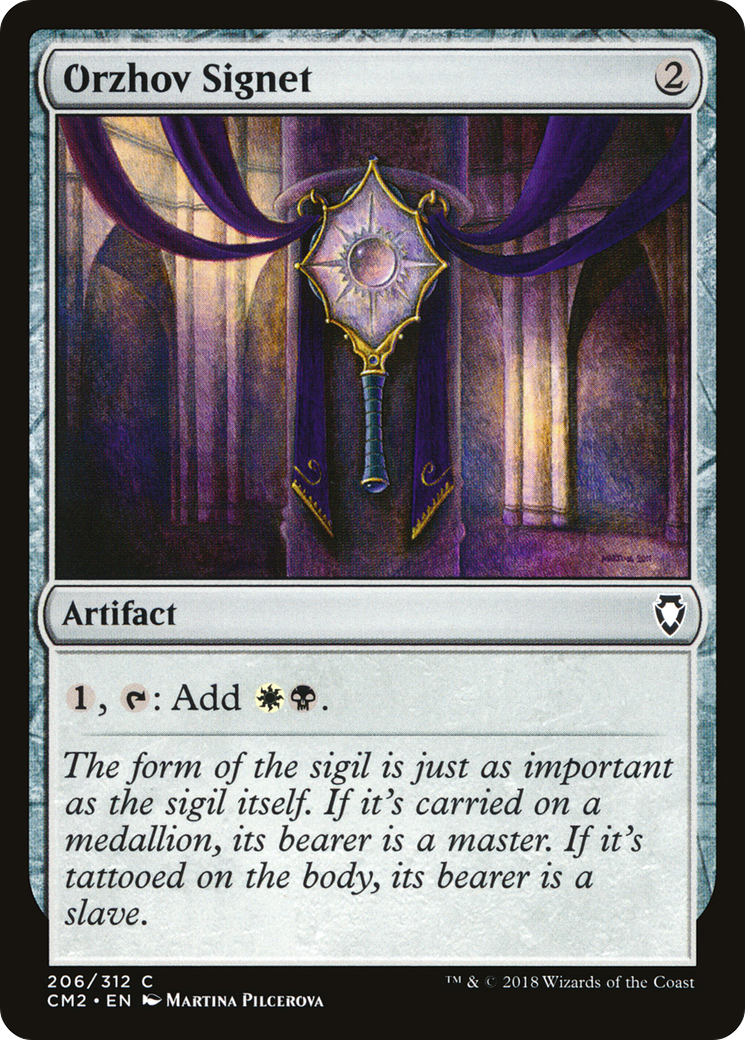 Orzhov Signet (CM2) #206 [EN/N]