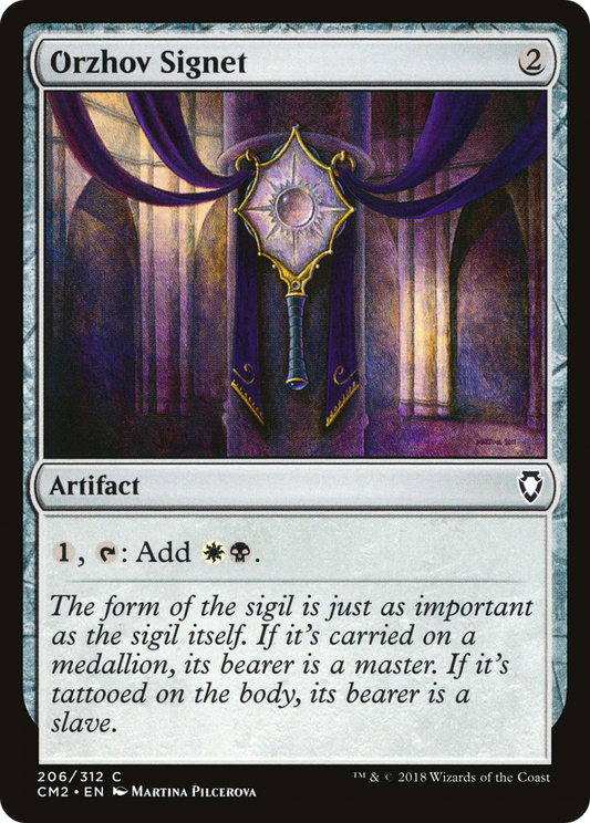 Orzhov Signet (CM2) #206 [EN/N]