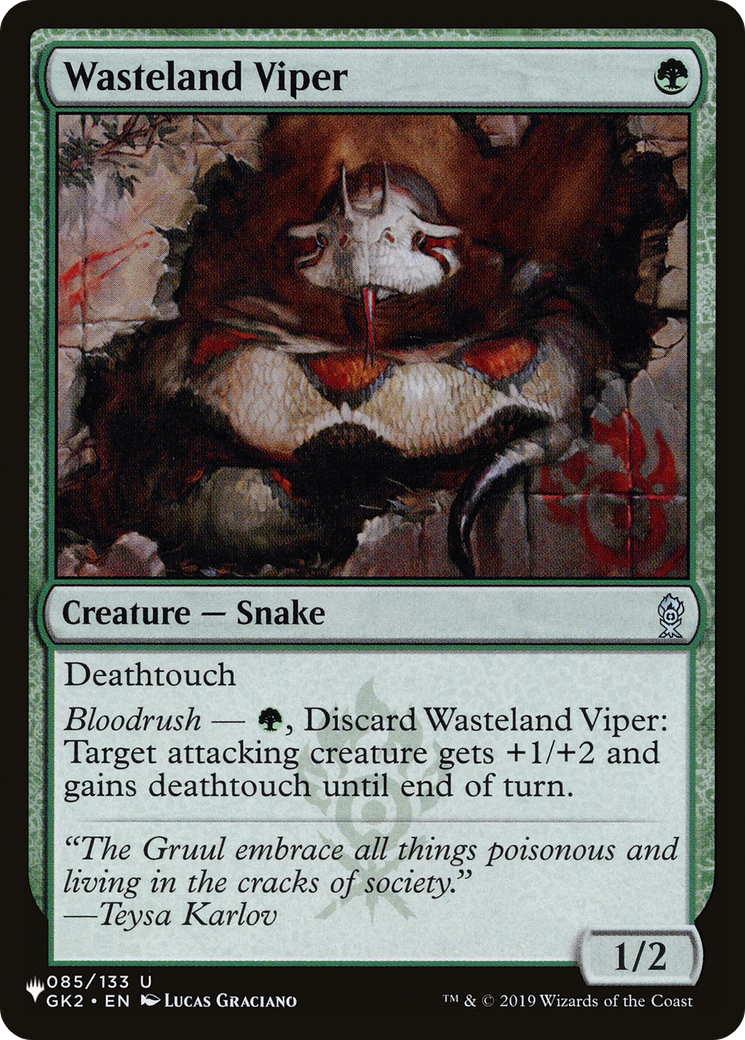 Wasteland Viper (PLST) #GK2-85 [EN/N] s/o